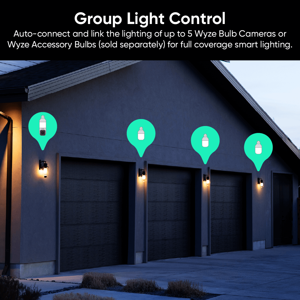 Wyze Bulb Cam + Accessory Bulbs